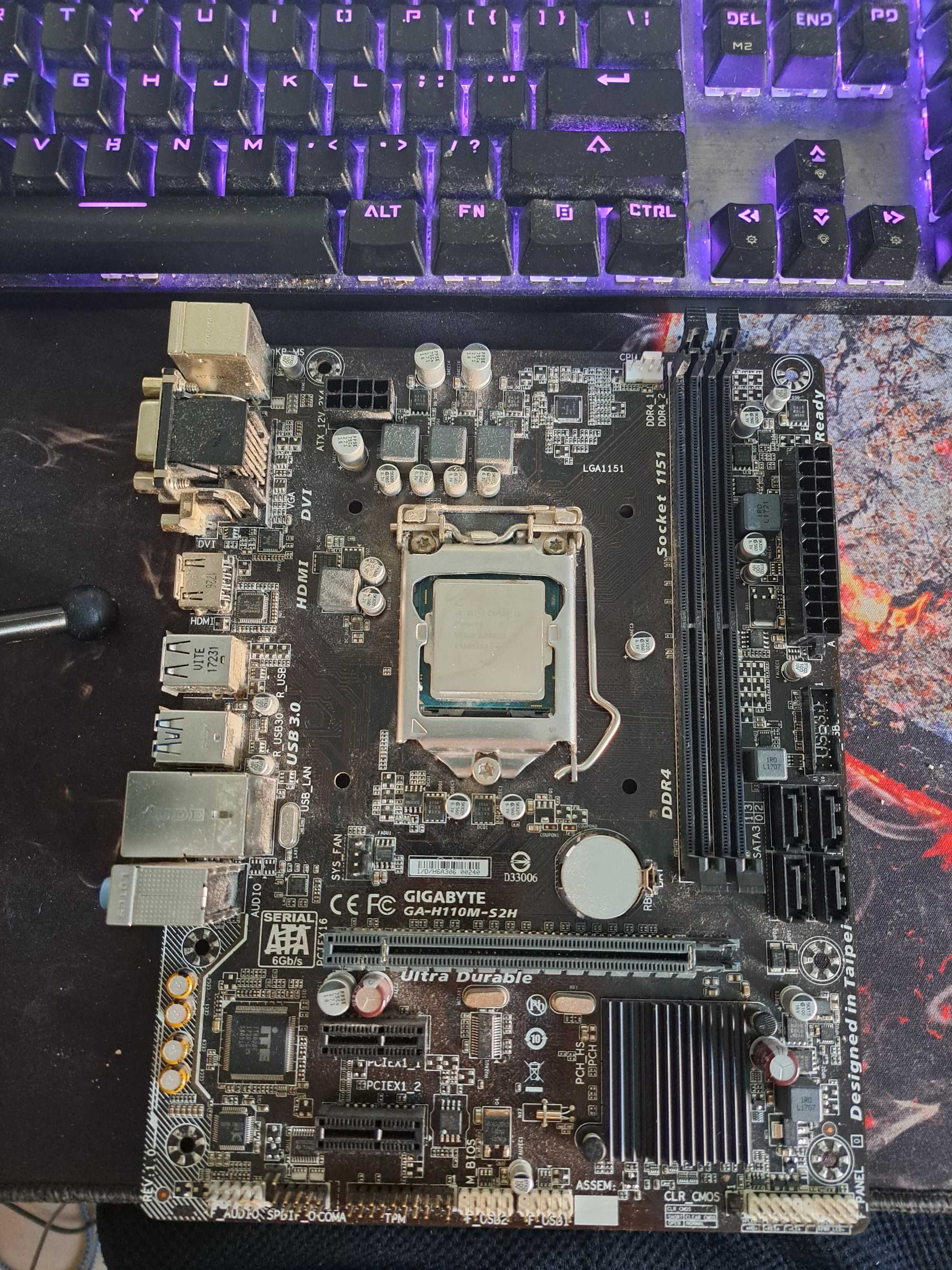 Płyta Główna GIGABYTE GA-H110M-S2H I5-6400 + chłodzenie box