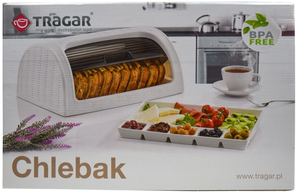 Chlebak Pojemnik Kuchenny Rattan - Tragar