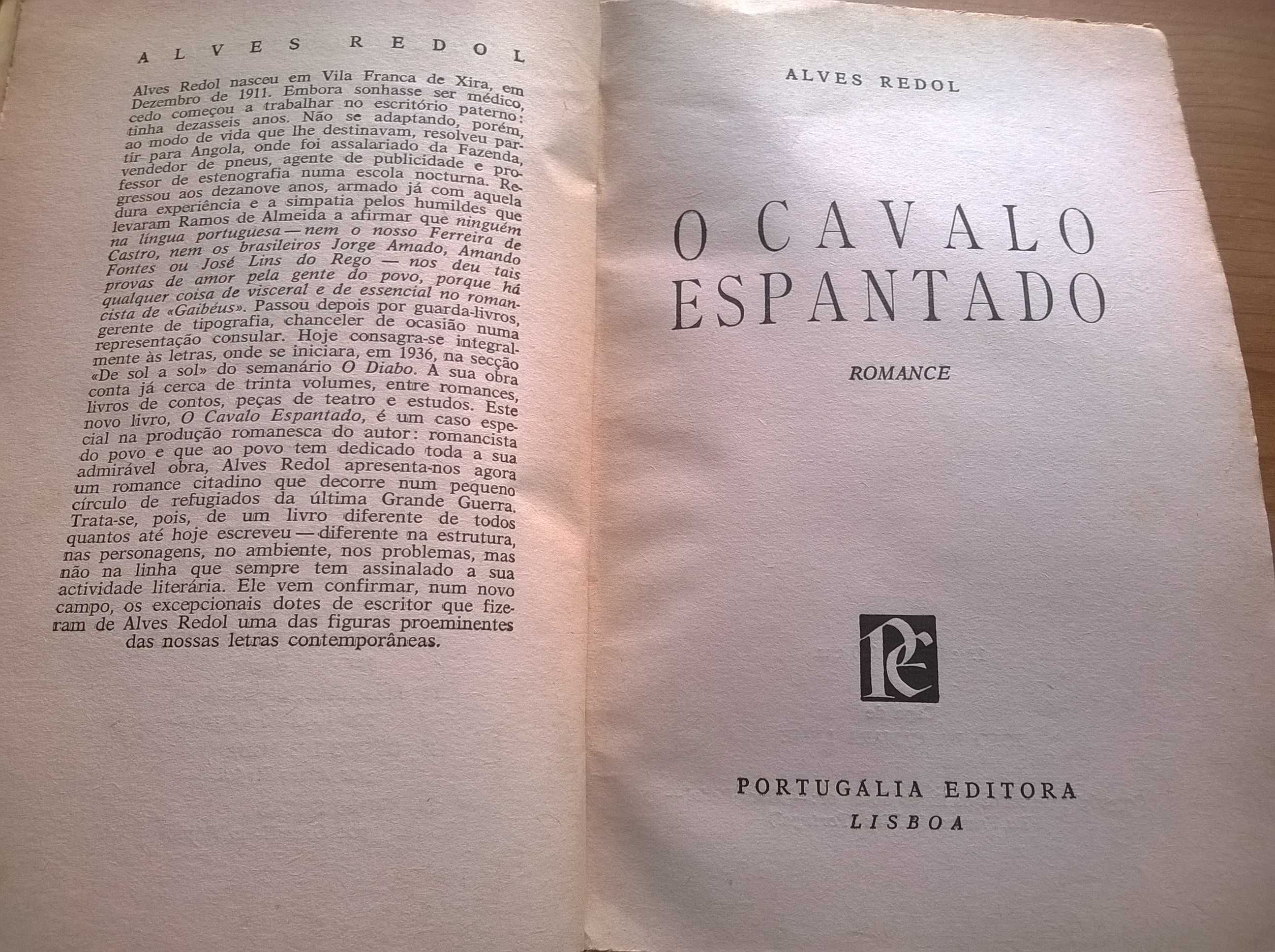 O Cavalo Espantado (1.ª ed.) - Alves Redol (portes grátis)