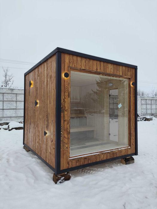 Сауна баня Модульна баня Сауна з панорамою Сучасна лазня