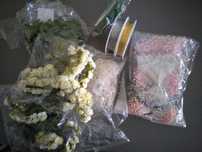 Material para coroas de flores
