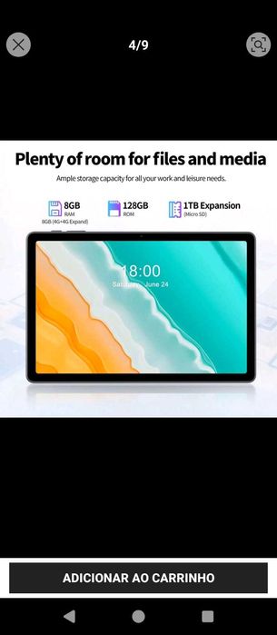 Vendo tablet novo
