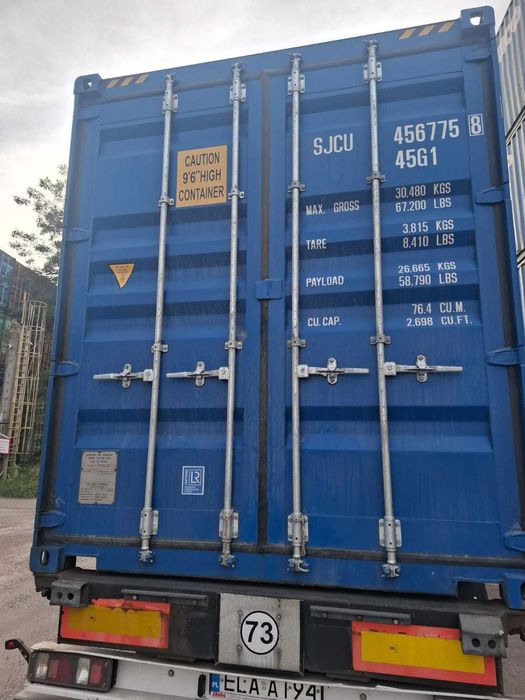 Kontener morski 40'HC 12m magazyn nowy One Way