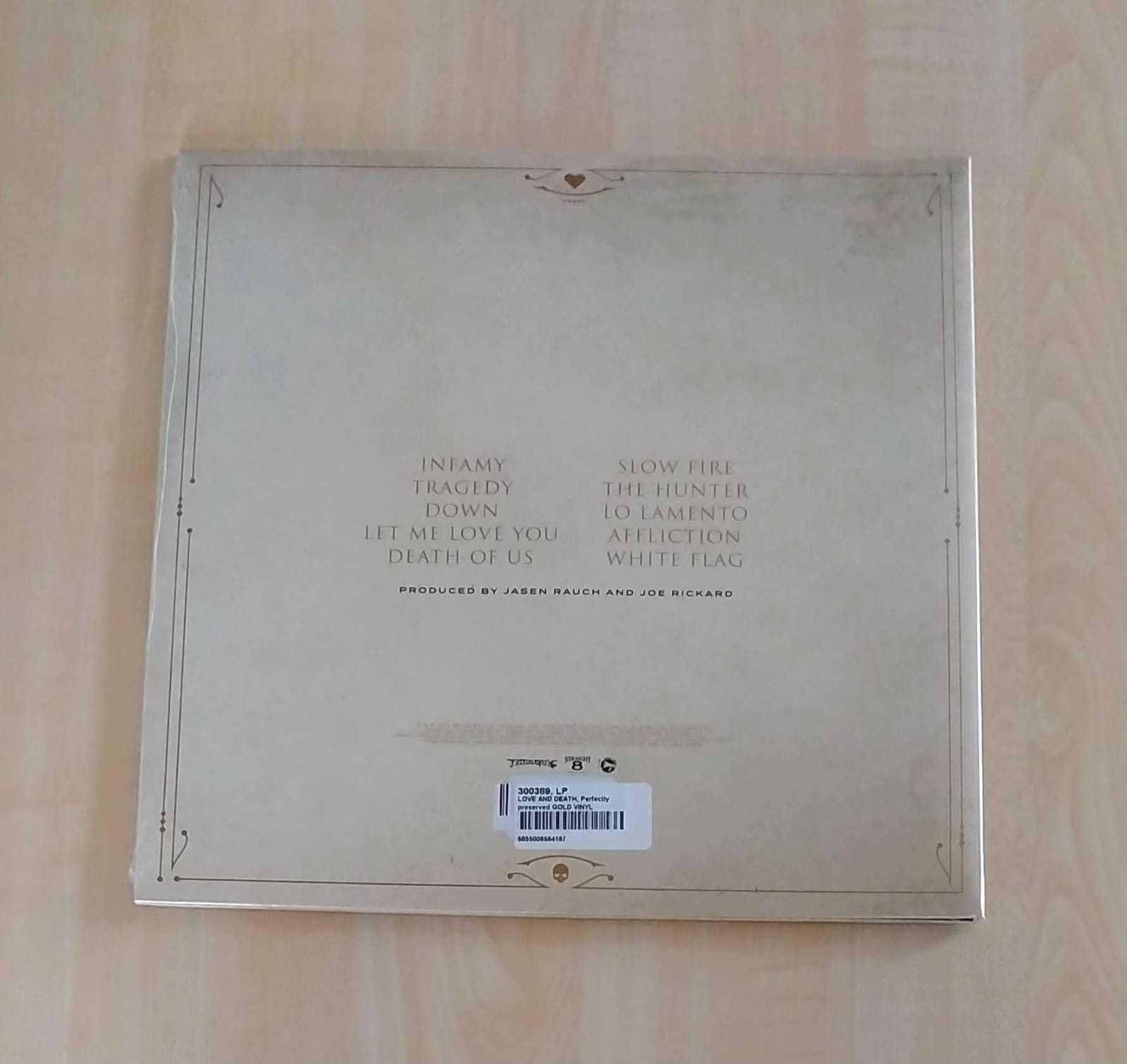 LP Perfectly Preserved LP gold winyl Love and Death head KORN