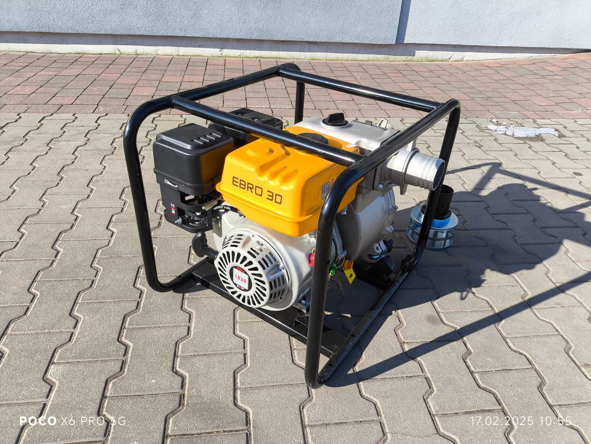 Pompa do wody spalinowa motopompa EBRO 3D ENAR woda brudna i szlam