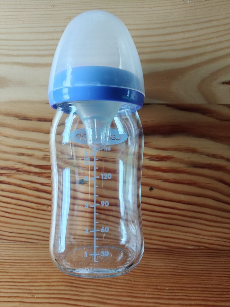 LANSINOH szklana butelka do karmienia niemowląt 160 ml używana