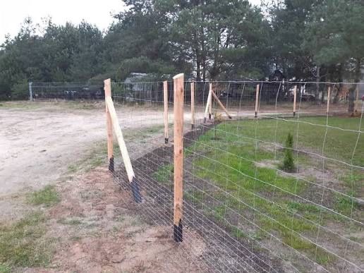 Ogrodzenia Tymczasowe Leśne działki ogrodzenie