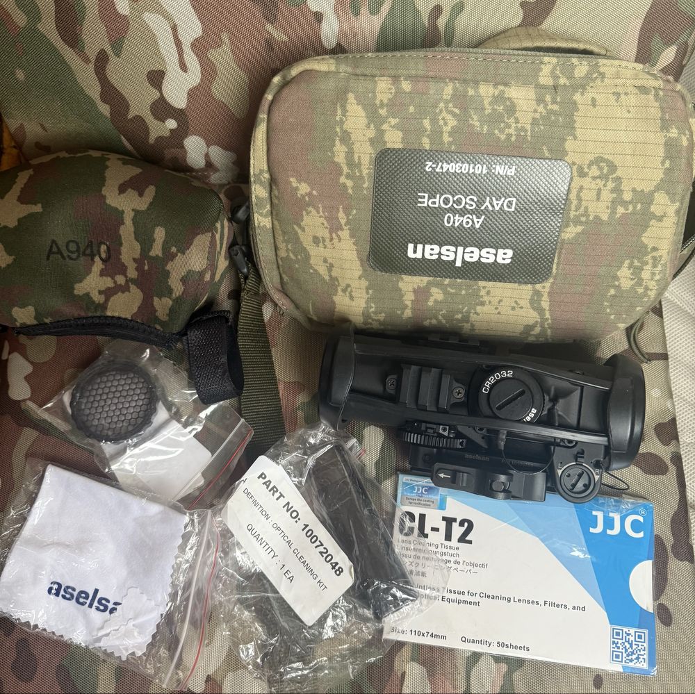 Новий!Оптичний приціл Aselsan A940 кратнісь 1x-4x Колібр 7,62 100-500м