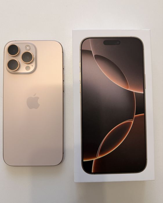 iPhone 16 Pro Max 256GB Pustynny Tytan - Stan Idealny