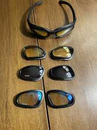 Óculos de sol com várias lentes para trocar