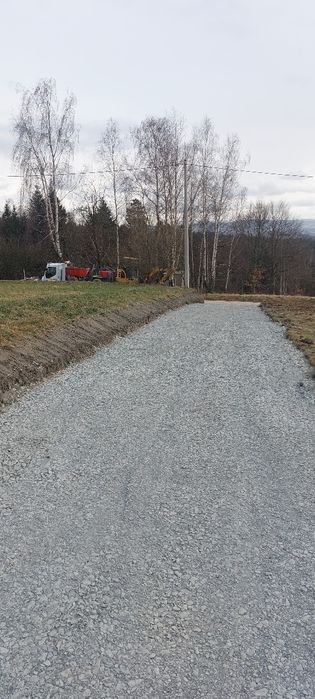 Utwardzenia dróg dojazdowych ,parkingów, pod kostkę