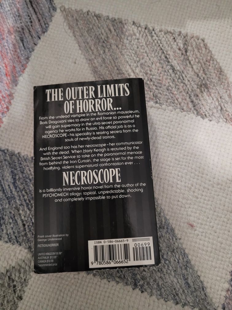 Brian Lumley Necroscope książka horror wersja angielska