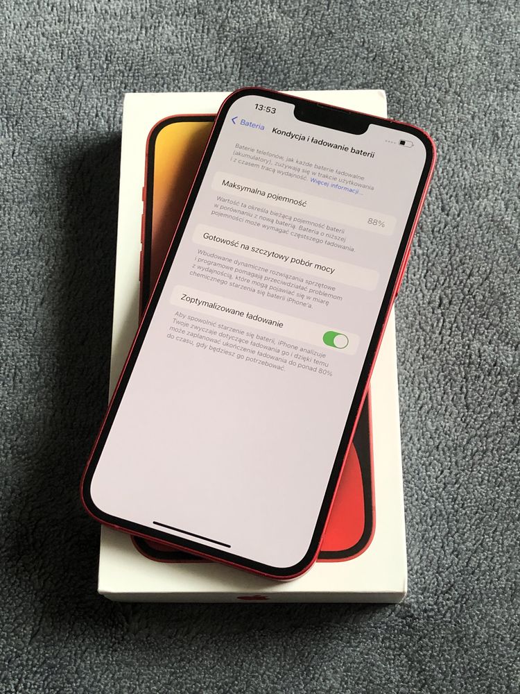 iPhone 14 Plus - 256GB - Czerwony - DOWÓD ZAKUPU!