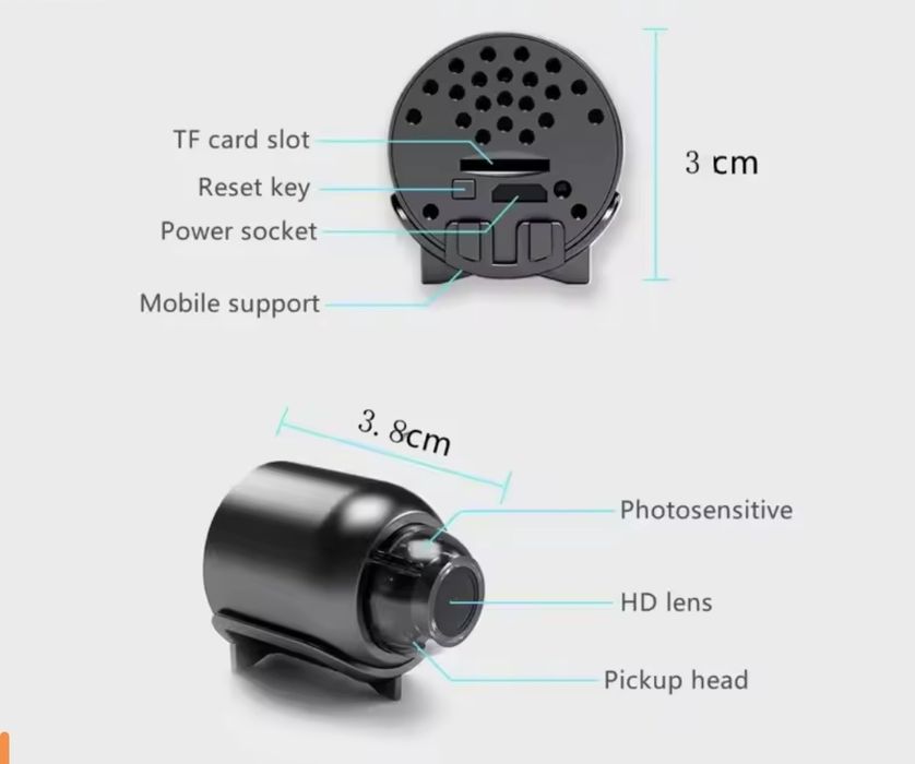 Мини камера, микро sd, Wi-Fi
