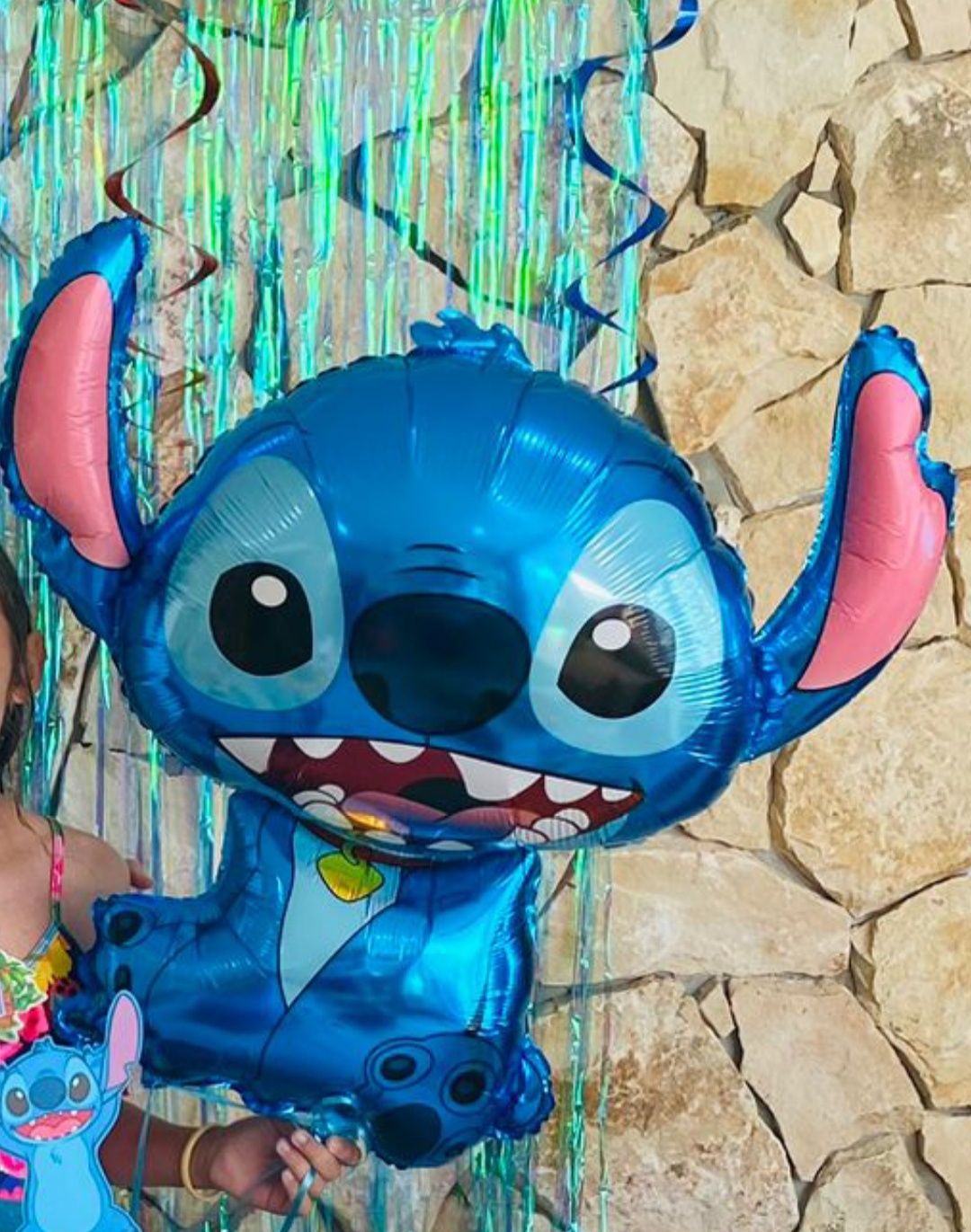 Balão grande Stitch para decoração de festa