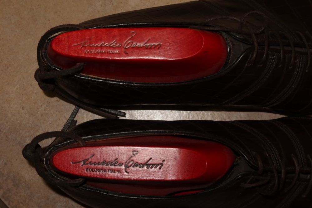 Крокодилові Туфлі A. Testoni • Натуральний крокодил • Оригінал