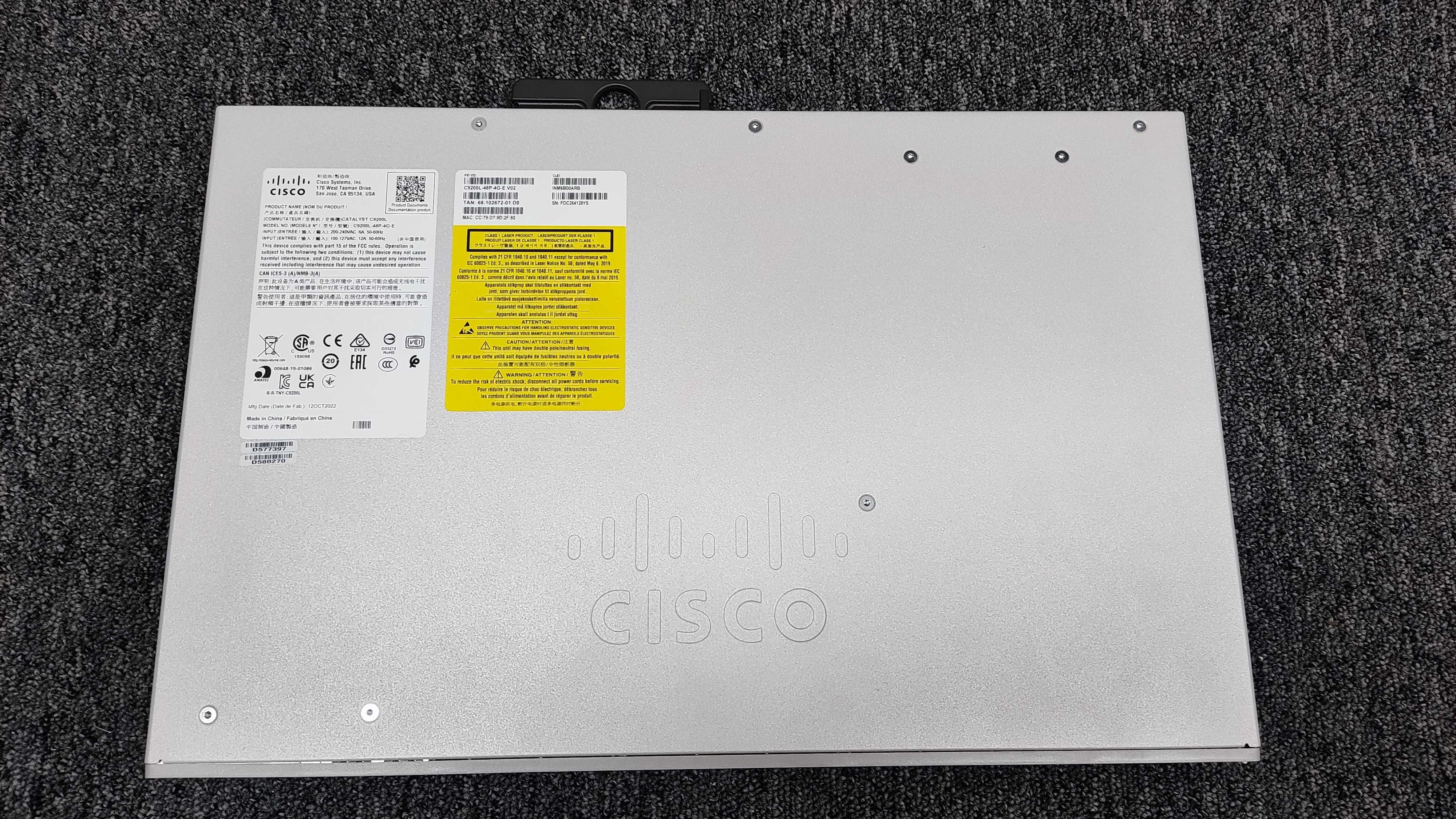 Switch Cisco Catalyst 9200L 48-Portów C9200L-48P-4G-E