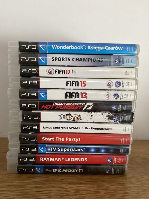 zestaw gier na PS3 wieloosobowe solo ubisoft ea polskie wersje