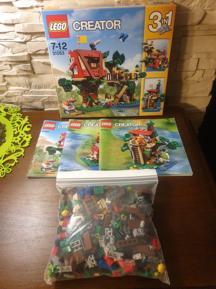 LEGO 31053 Creator 3w1 - Przygody w domku na drzewie