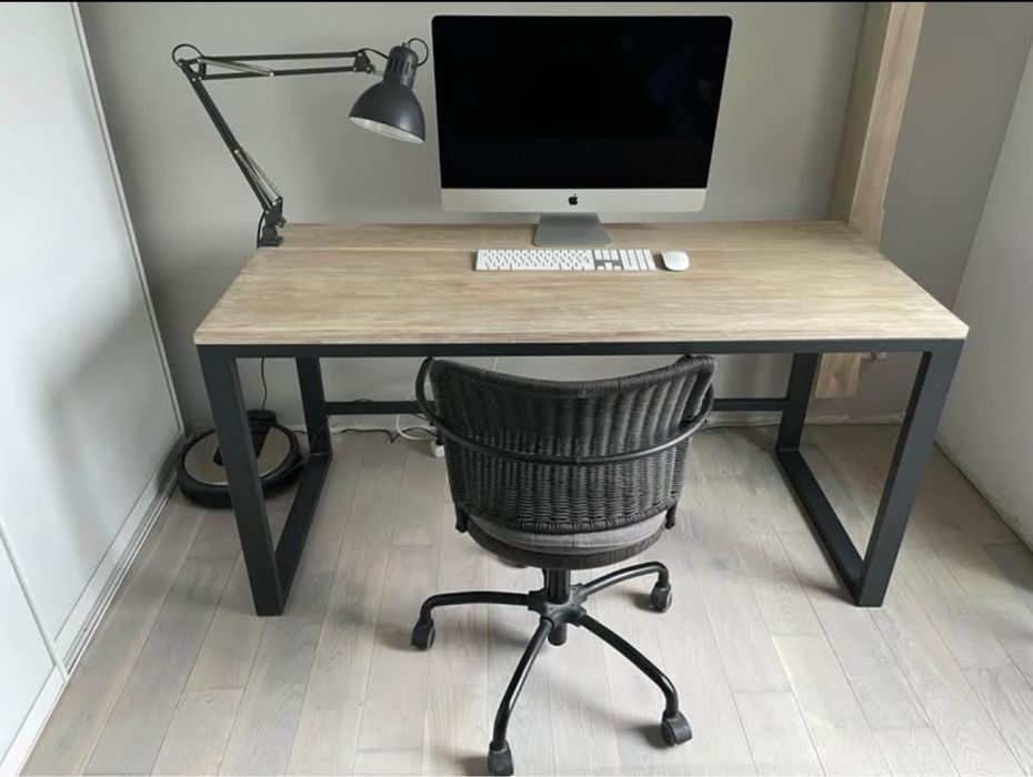 Biurko 150x65 lite drewno dębowe