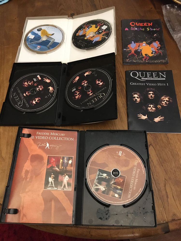 Queen e Freddie Mercury DVD collection Platinum