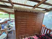 Drewniana scianka dekoracyjna 200x180cm - wesele, zdjecia, eventy