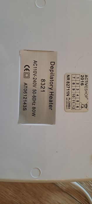 Zestaw do depilacji *Woski ERBEL* podgrzewacz *paski