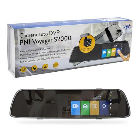 Kamera samochodowa DVR PNI Voyager S2000 Full HD tryb nocny,parkowania
