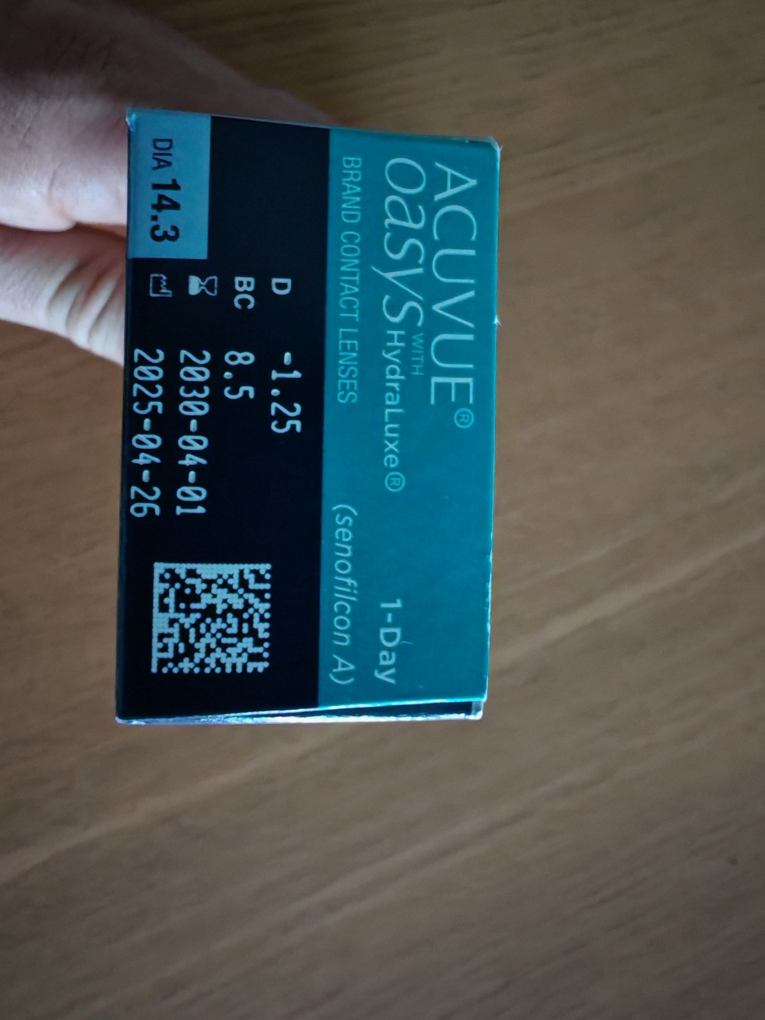 Soczewki jednodniowe ACUVUE OASYS 30szt - 1,25