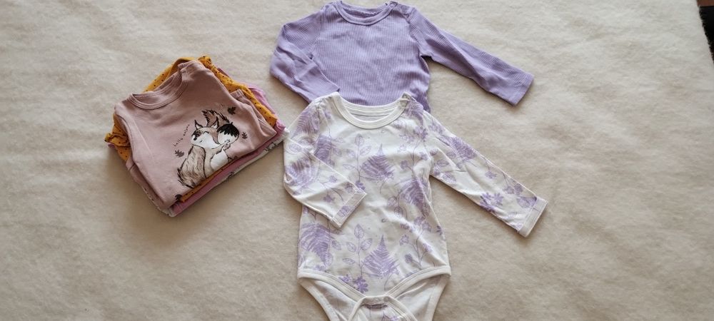 Paka ubrań dla dziewczynki rozmiar 80