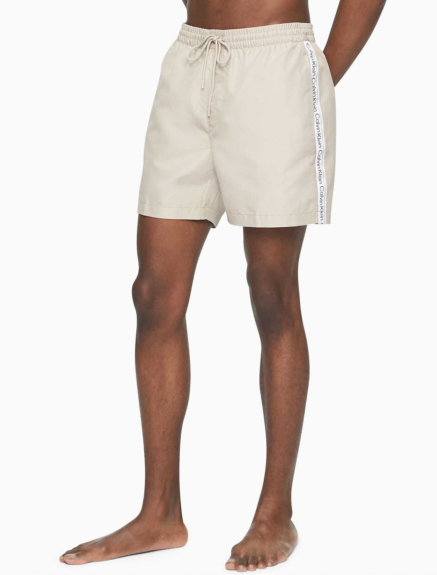 Новые шорты-плавки calvin klein (ck swim beige shorts) с америки s,m