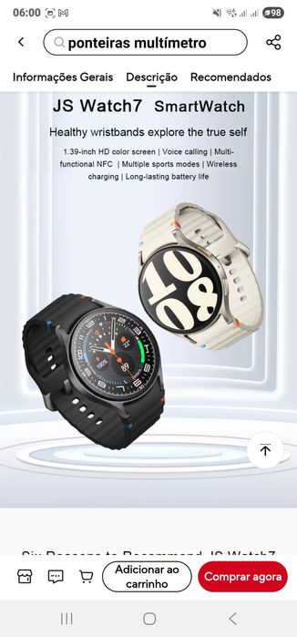 Smartwatch JS watch 7