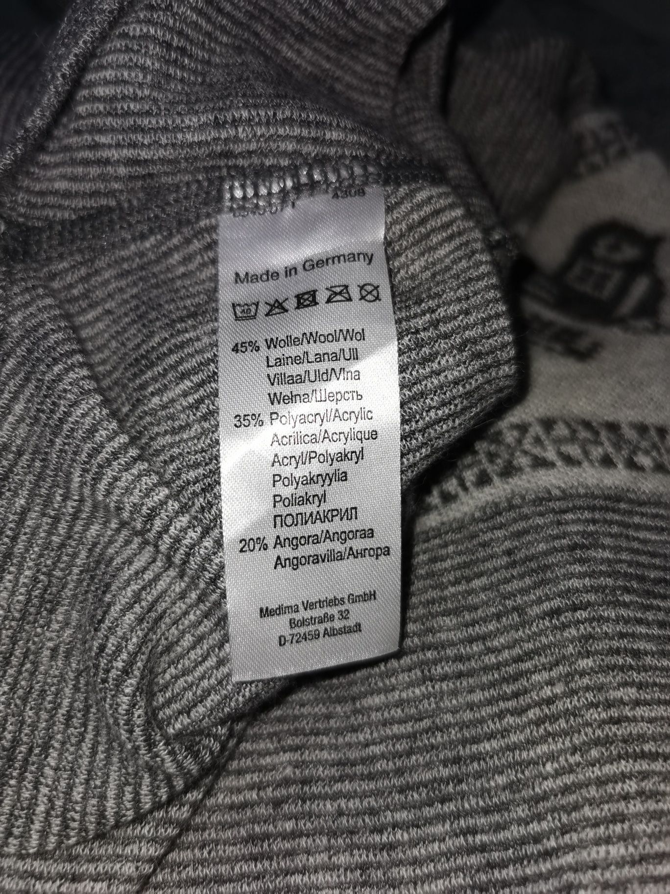 Medima Germany m/l koszulka termiczna 45 % wool