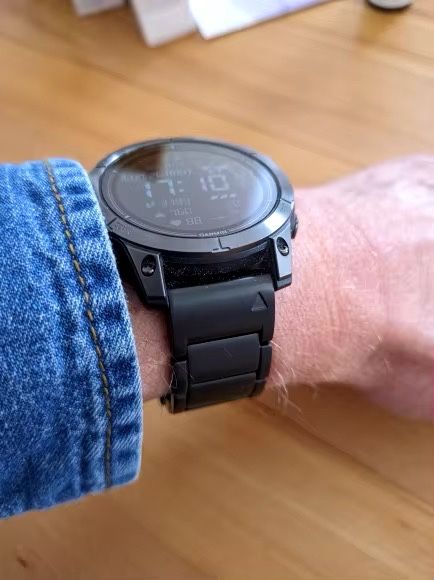 Титановий ремінець на годинники Garmin QuickFit на розмір 26mm 22mm