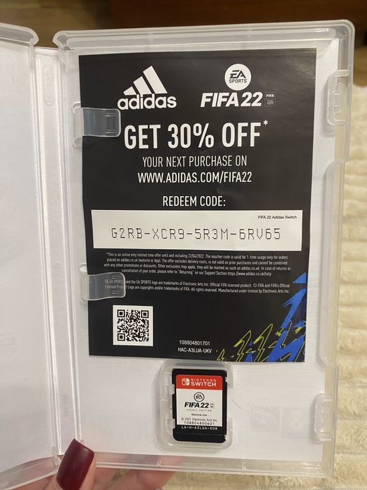 FIFA 22 картридж