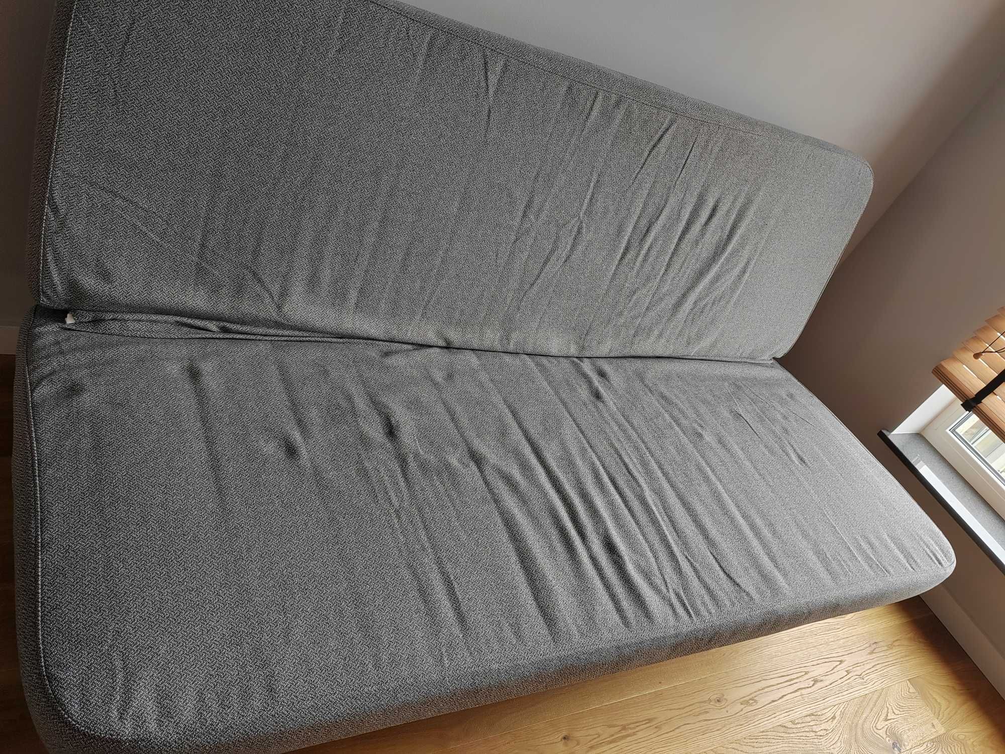 Sofa rozkładana IKEA NYHAMN - rama, materac, pokrowiec