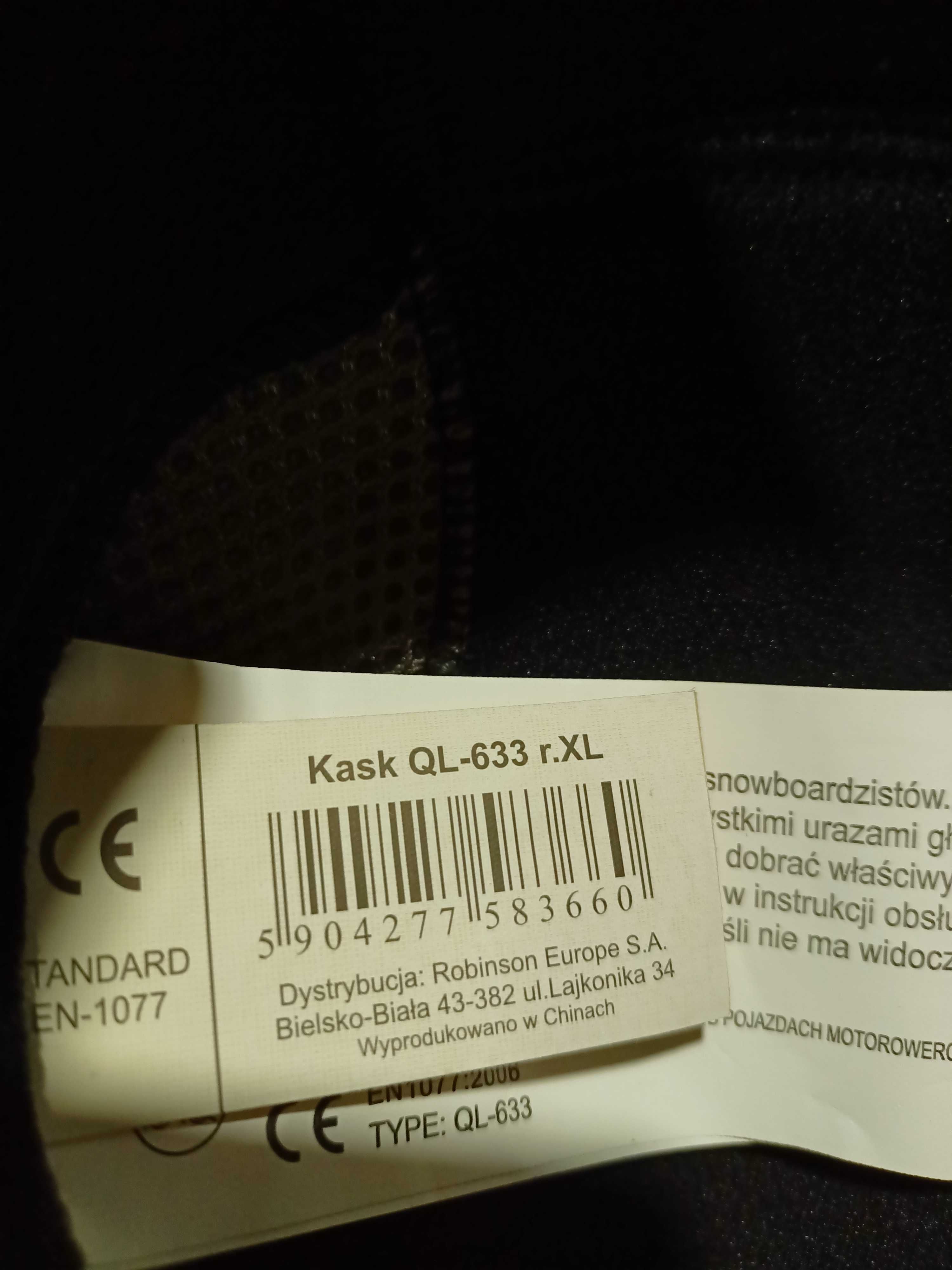 Kask narciarski Lucca QL-633 r. XL