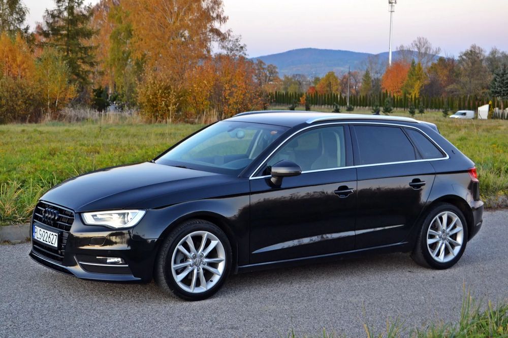 Audi A3 Sportback # skóra #nawigacja # czujniki i kamera cofania # keyless go #