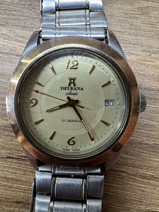 Zegarek DELBANA CLASSIC 17 JEWELS nakrecany