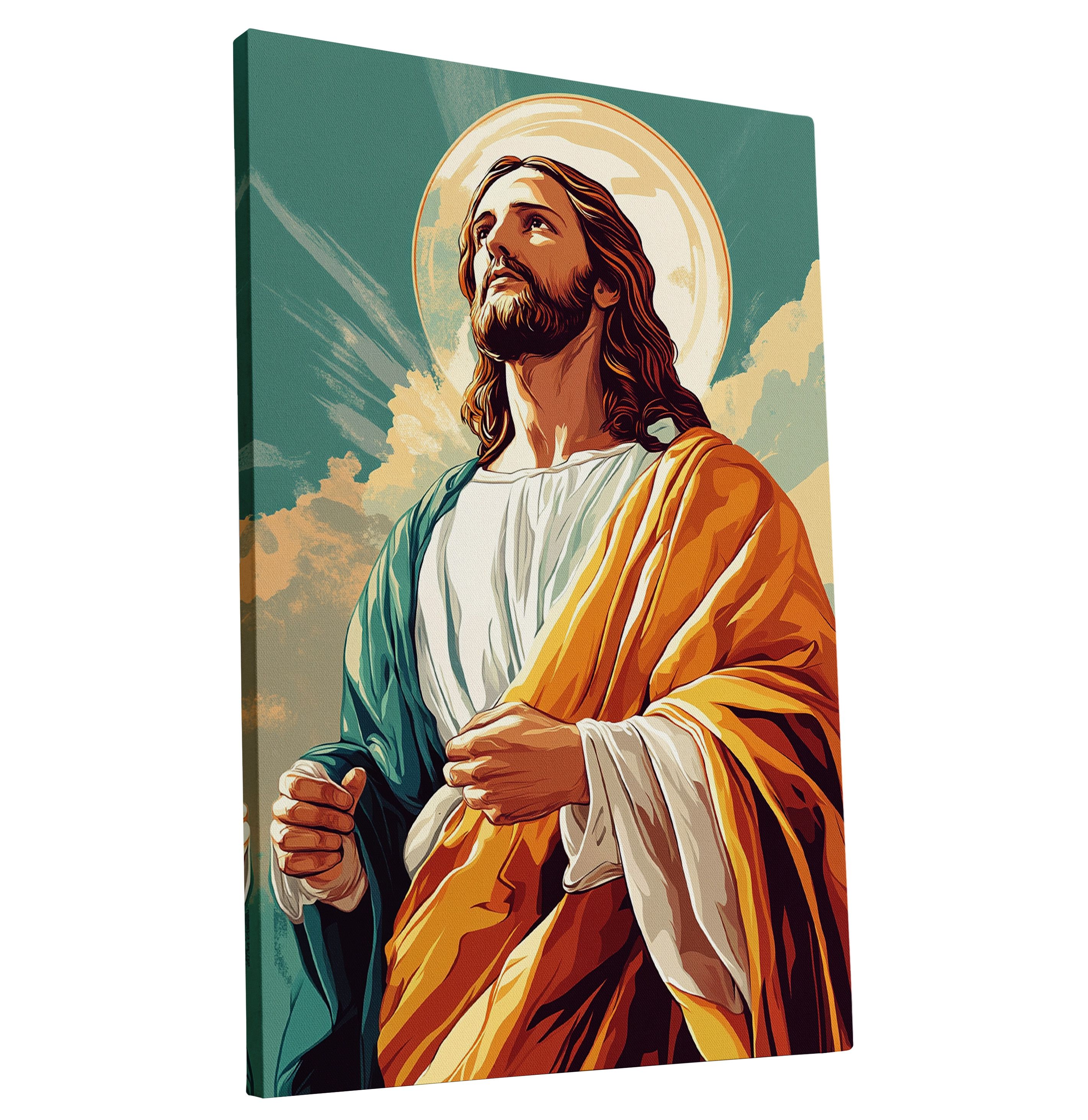 Obraz na płótnie Jezus Chrystus 60x90 dla dzieci i młodzieży