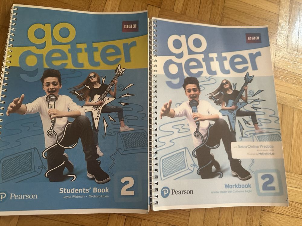 Учебник английского языка и тетрадь go getter 2