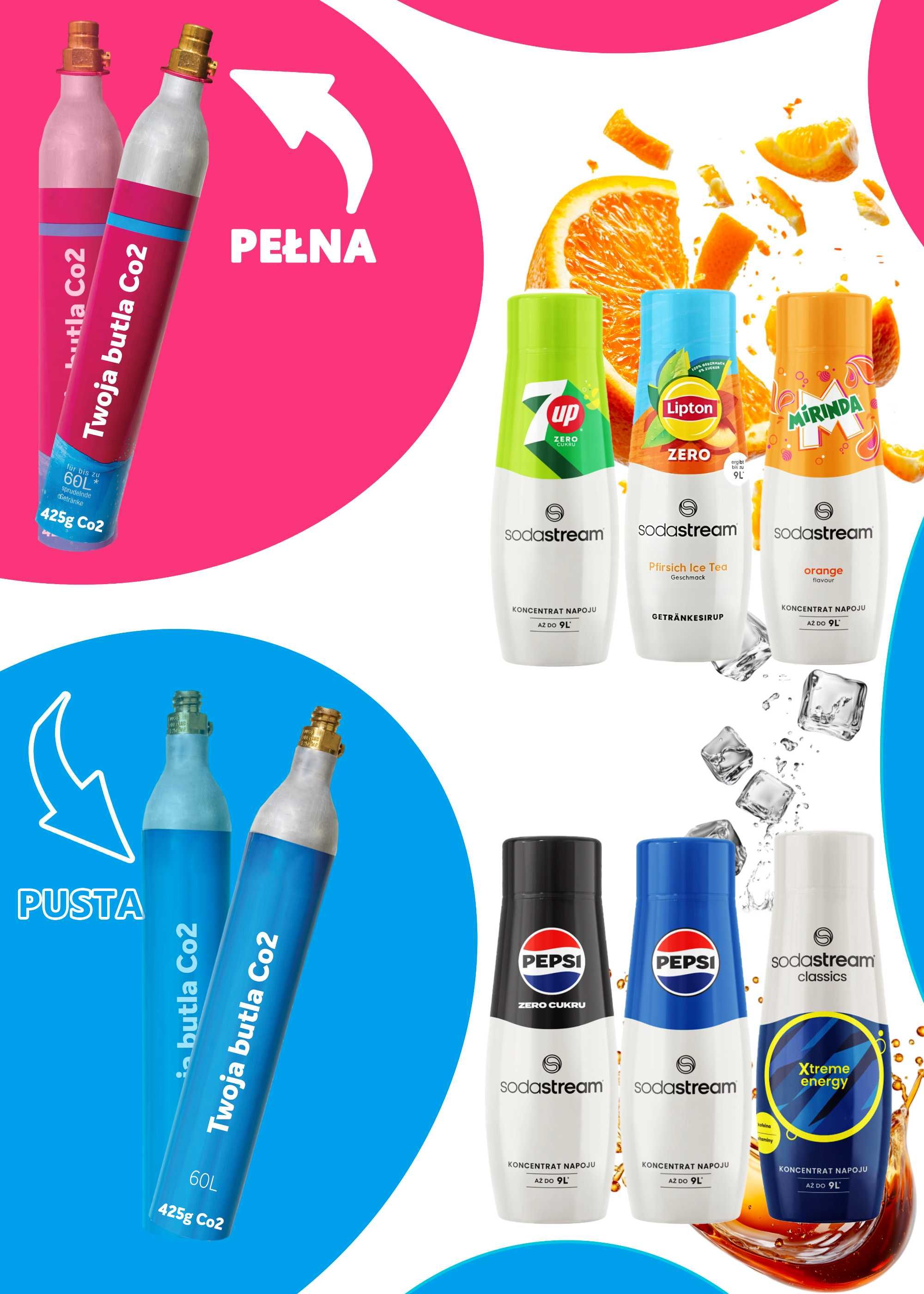Gaz SodaStream nabój butla Saturator CO2
