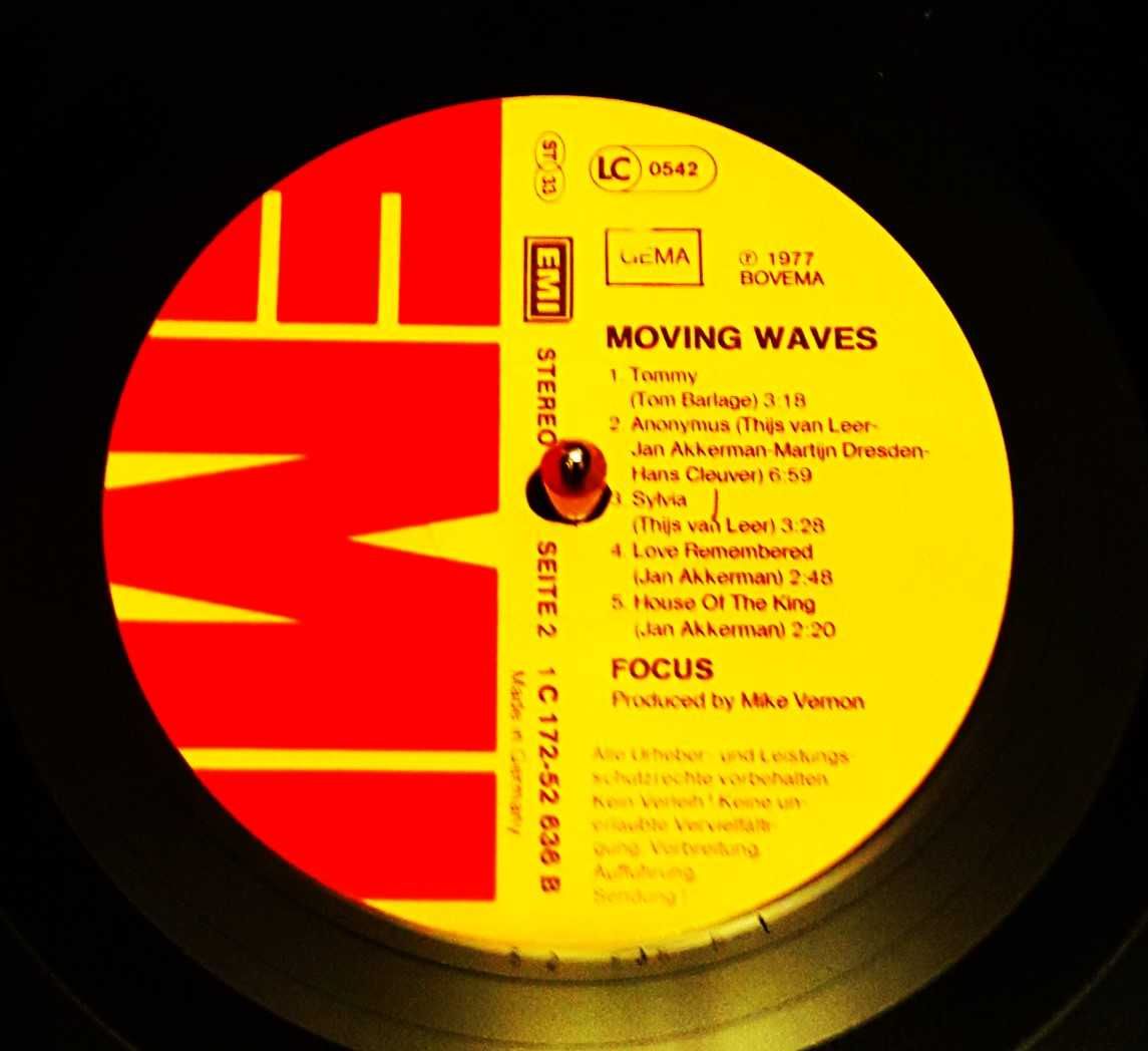 Płyta winylowa Focus ,,Moving Waves,, EMI Electrola Records Londyn UK