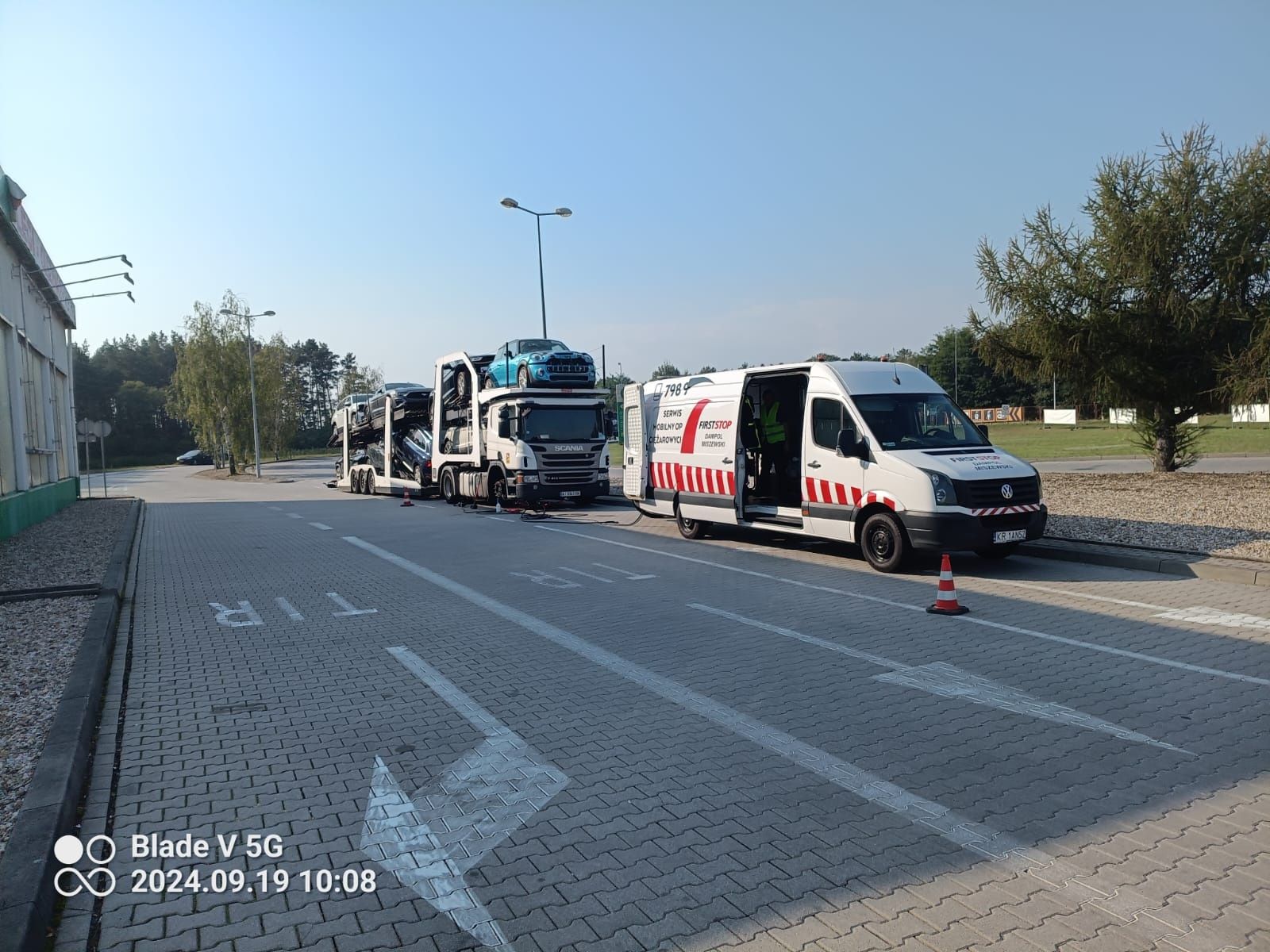 Mobilna wulkanizacja Tir Olszyna granica Żary   Iłowa A18  A4