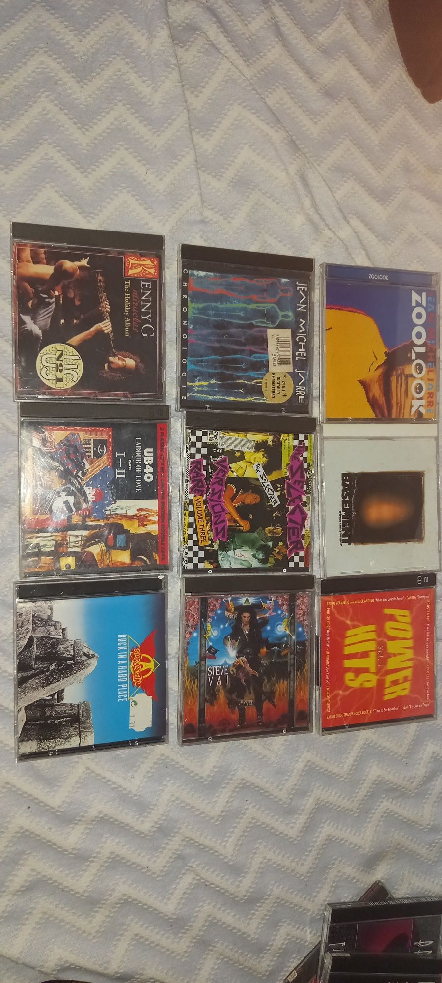 Cd's de vários tipos de música