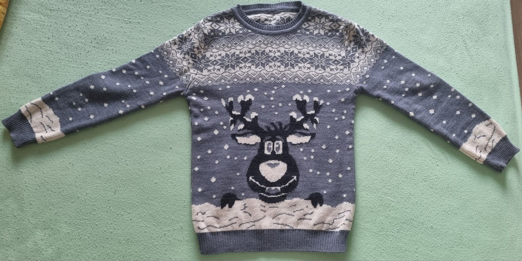 Теплий светр на хлопчика 6-7 років