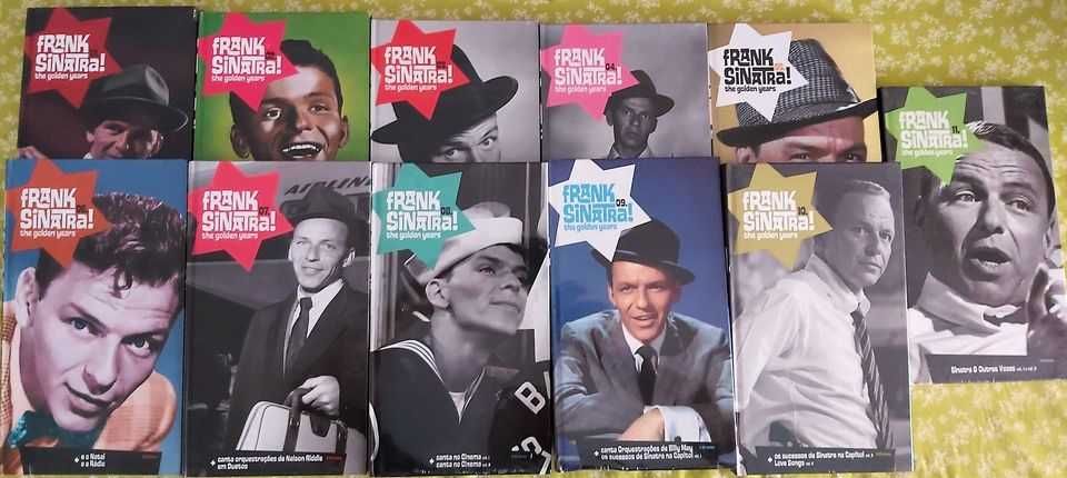 Frank Sinatra- Vendo coleção 11 de livros/cd’s com a sua obra