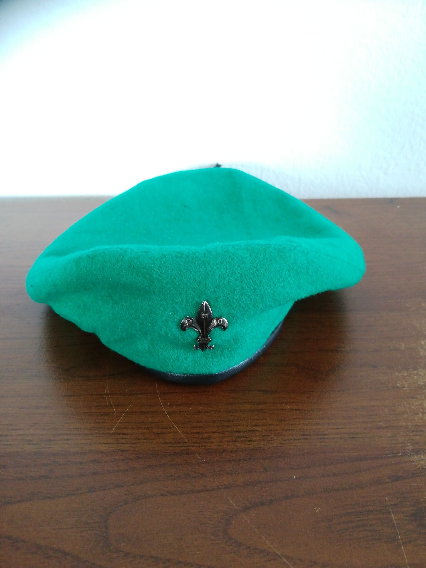 Beret harcerski zielony