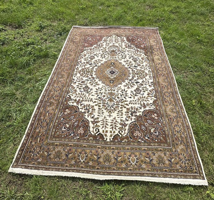 Duży ręcznie tkany dywan perski wełniany typu Indo Mir  358x250cm