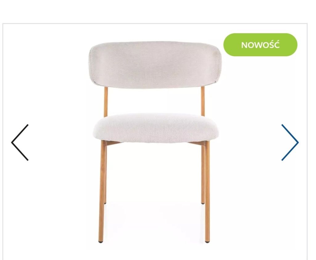 nowoczesne krzesła ELTON D dębowy stelaż NOWOŚĆ